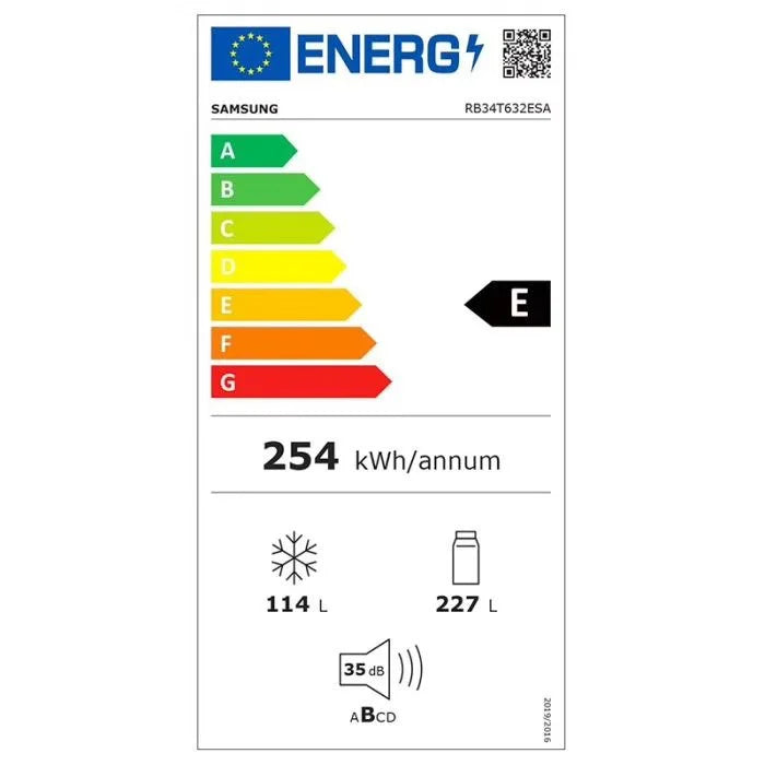 Réfrigérateur combiné SAMSUNG RB34T632ESA – Neuf